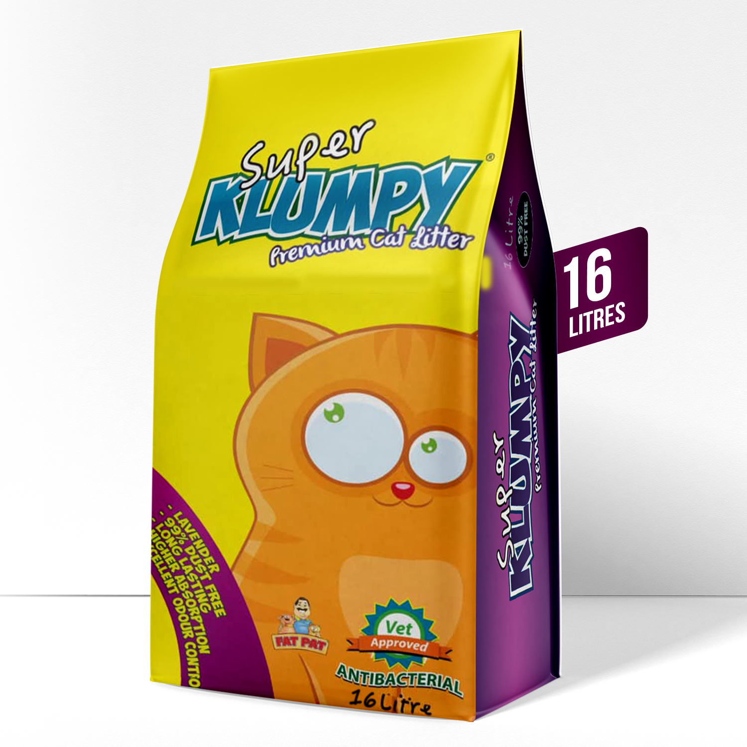 Klumpy Super Cat Litter 16l 