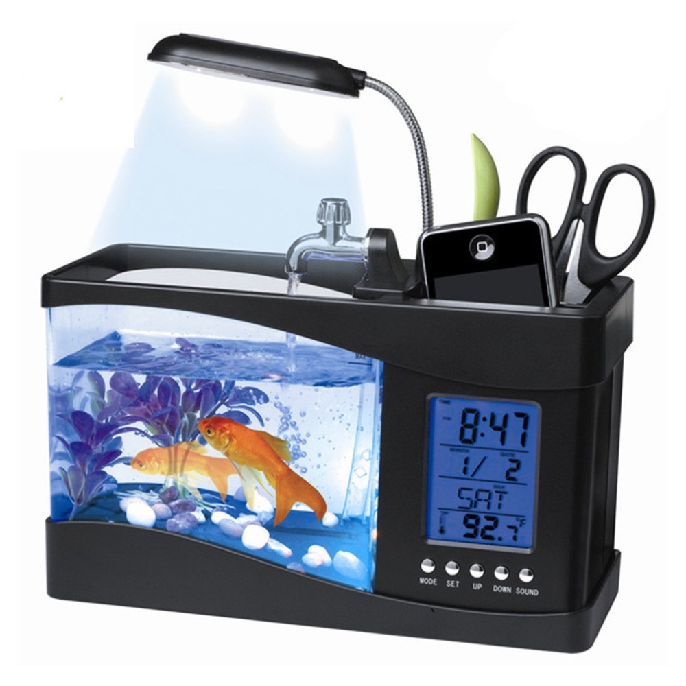 LCD timer clock for fish tank