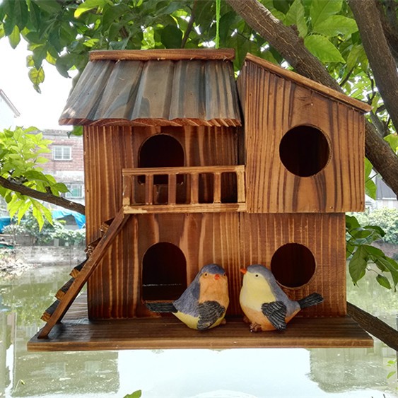 outdoor Wood birds nest